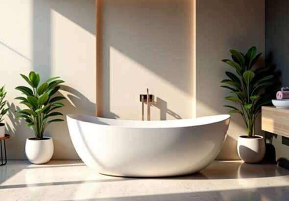 Baignoire en acrylique ou en résine : quel matériau privilégier pour votre salle de bain ?