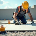 Combien coûte la pose d'une dalle sur plot de 60x60 cm ?