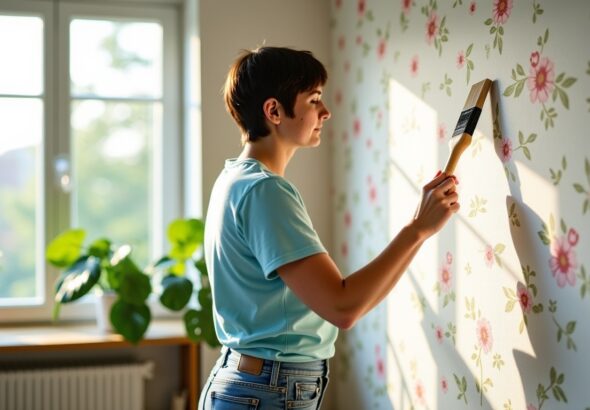 Appliquer de l'enduit sur du papier peint : conseils essentiels et astuces à connaître