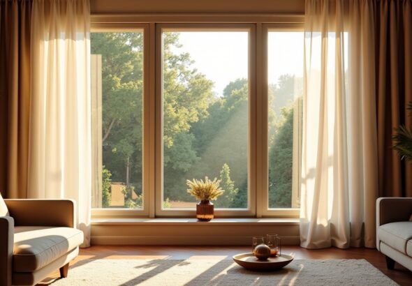 Guide pratique pour habiller élégamment une fenêtre à 3 vantaux