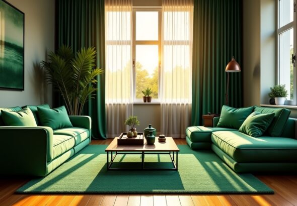 Vert bouteille : découvrez toutes les astuces pour l'adopter avec style chez vous