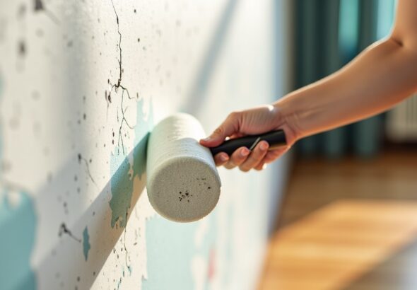 Peinture qui s’écaille au rouleau : conseils et solutions pour y remédier