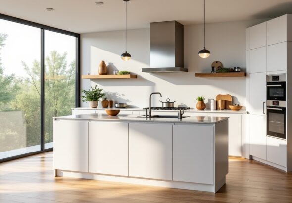 Cuisine contemporaine : marier esthétique élégante et fonctionnalité optimale