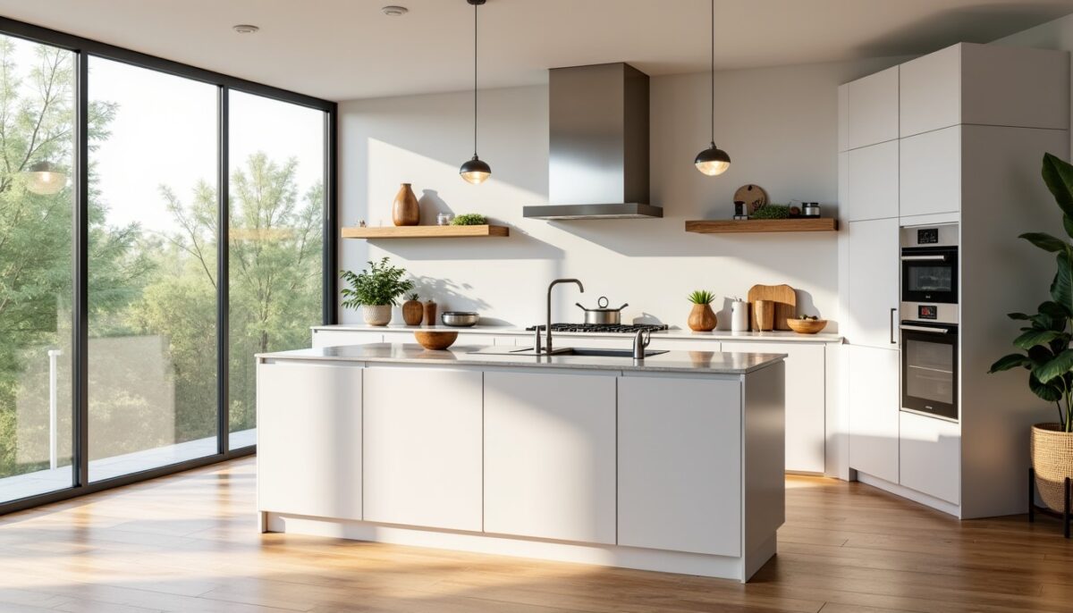 Cuisine contemporaine : marier esthétique élégante et fonctionnalité optimale
