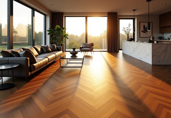 Parquet chevron ou bâtons rompus : guide pour sublimer votre intérieur avec style
