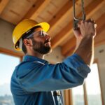 Quelle est la bonne distance à respecter entre les suspentes sur un plafond en pente ?