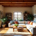 Poutres peintes en couleur lin : un choix esthétique et pratique à découvrir