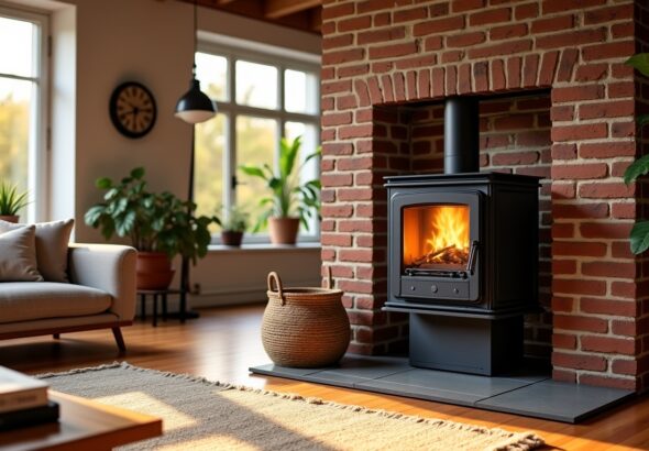 Poêle à bois installé à 10 cm du mur : tout ce qu’il faut connaître
