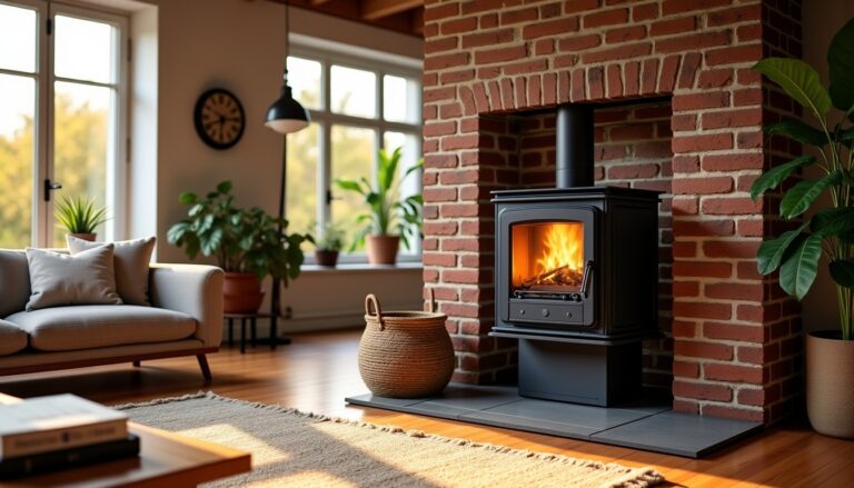 Poêle à bois installé à 10 cm du mur : tout ce qu’il faut connaître