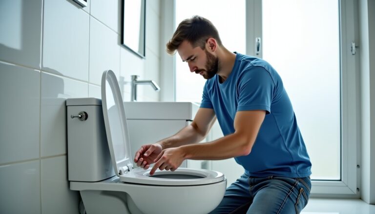 Méthodes efficaces pour retirer un couvercle de chasse d’eau sans vis