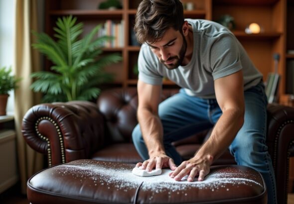 Nettoyer le cuir moisi avec du bicarbonate de soude : astuces et efficacité au banc d’essai