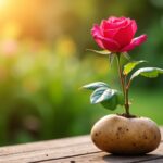 Bouturer un rosier avec une pomme de terre : astuces et efficacité de cette technique surprenante