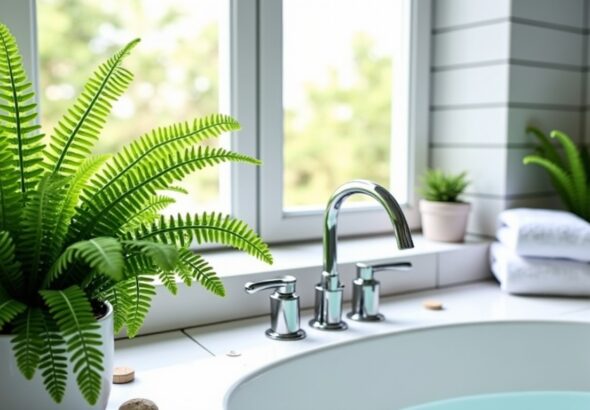 La fougère de Boston : un atout verdoyant pour votre salle de bain ?