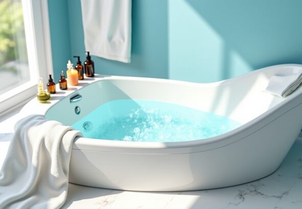 Les atouts d'une baignoire balnéo : bien-être et relaxation à domicile