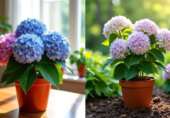Hortensias d’intérieur vs d’extérieur : quelles distinctions et conseils de culture ?