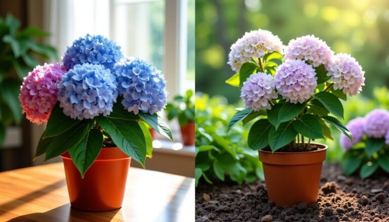 Hortensias d’intérieur vs d’extérieur : quelles distinctions et conseils de culture ?
