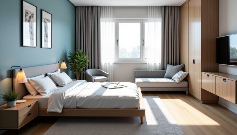 Quelle est la configuration en chambres d’un appartement T3 ?