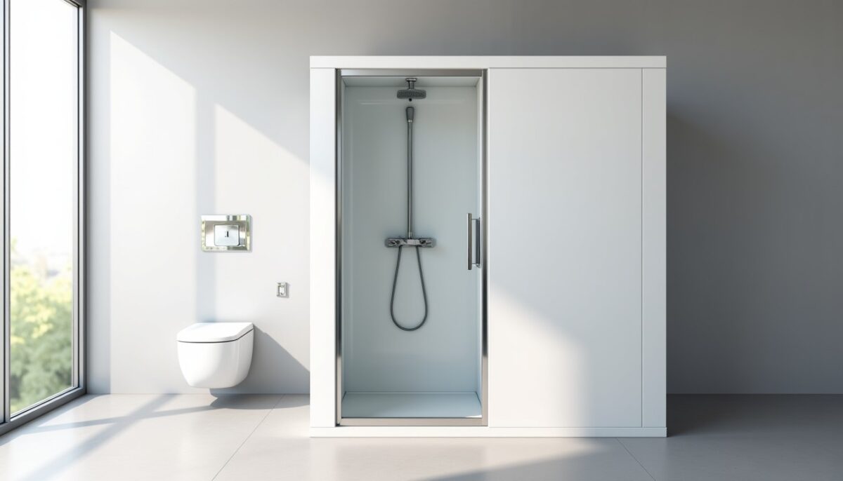À combien s'élève le coût d'une cabine douche-WC préfabriquée ?