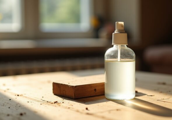 Vinaigre blanc et vers de bois : une solution efficace pour protéger vos bois ?