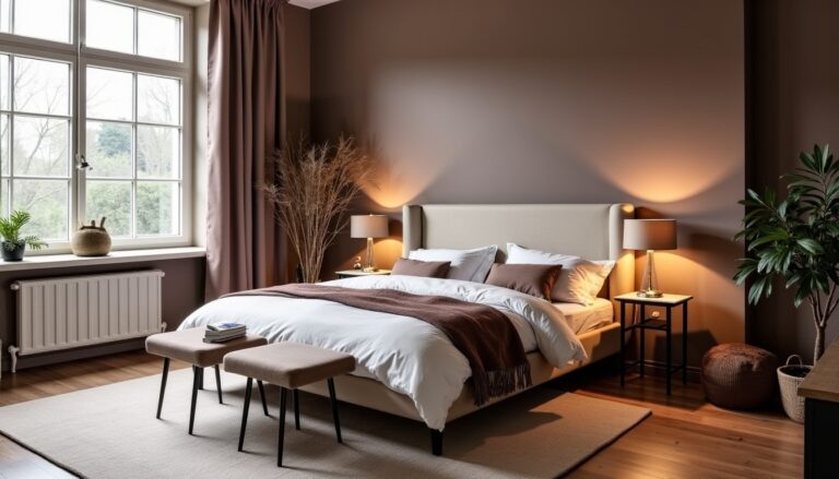 Chambre couleur taupe : un choix élégant et intemporel à considérer