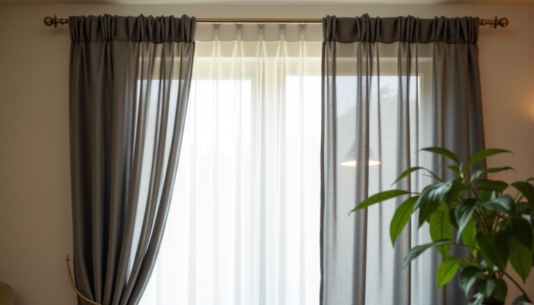 Installer voilage et double rideaux sur une seule tringle : astuces et conseils pratiques
