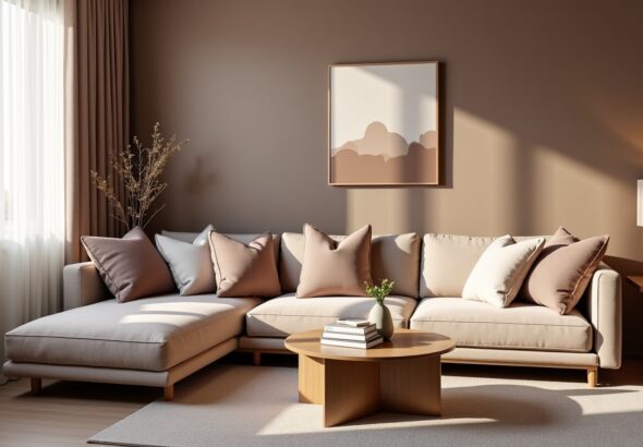 Astuces et idées pour sublimer votre salon avec la couleur taupe