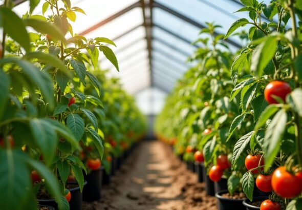 Optimiser l’espace : combien de pieds de tomates planter dans une serre de 6 m² ?