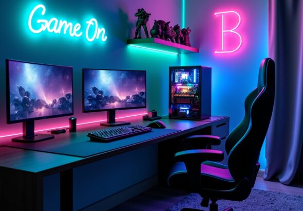 Plongez dans l'univers déco gaming : Les néons qui subliment tous les styles
