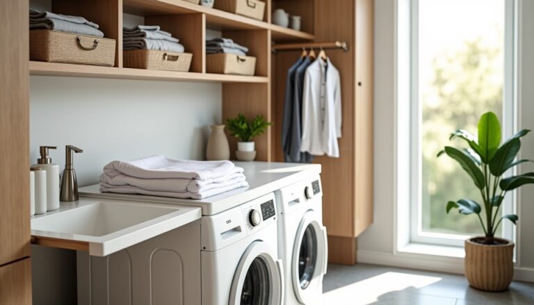 Optimiser une buanderie compacte : astuces pour allier fonctionnalité et esthétisme au quotidien