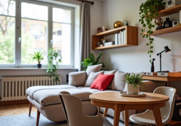 Astuces élégantes et fonctionnelles pour aménager votre logement étudiant