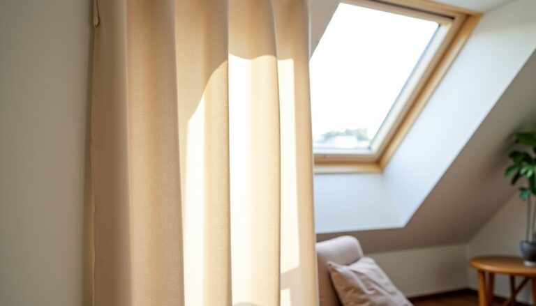 Rideau sous pente : conseils pratiques pour un rendu impeccable