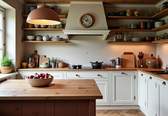 Quelles teintes choisir pour une cuisine au style rustique ?