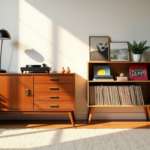 Buffet fermé ou étagères ouvertes : quelle solution pour vos vinyles